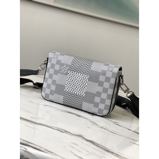 Louis Vuitton N50014 LV Studio Messenger Damier Graphite Louis Vuitton N50014 LV Studio Messenger Damier Graphite