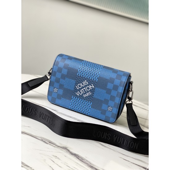 Louis Vuitton N50014 LV Studio Messenger Damier Graphite Louis Vuitton N50014 LV Studio Messenger Damier Graphite