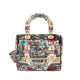 1Dior Lady D-Lite five-pattern embroidery garden flower handbag 1Dior Lady D-Lite five-pattern embroidery garden flower handbag
