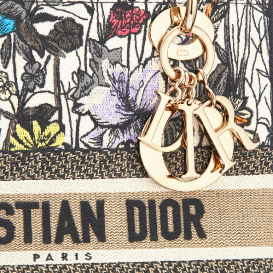 1Dior Lady D-Lite five-pattern embroidery garden flower handbag 1Dior Lady D-Lite five-pattern embroidery garden flower handbag