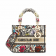 1Dior Lady D-Lite five-pattern embroidery garden flower handbag 1Dior Lady D-Lite five-pattern embroidery garden flower handbag