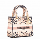 1Dior phantom powder light gold embroidery series Lady bag 1Dior phantom powder light gold embroidery series Lady bag