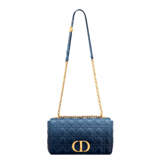 DIOR 1Large Caro Tote Indigo gradient DIOR 1Large Caro Tote Indigo gradient