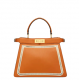 FENDI 1PEEKABOO ISEEU MEDIUM Embroidered brown leather bag FENDI 1PEEKABOO ISEEU MEDIUM Embroidered brown leather bag