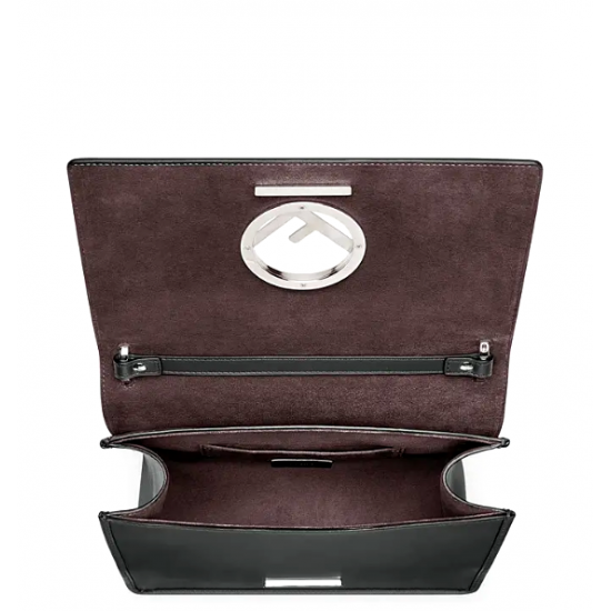 Fendi KAN I F Black leather bag Fendi KAN I F Black leather bag