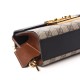 GUCCI 1GG Supreme Monogram Small Padlock Shoulder Bag Black