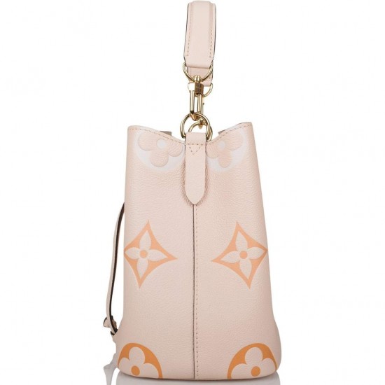 1Louis Vuitton Creme Saffron By The Pool Empreinte Giant Monogram NeoNoe BB 1Louis Vuitton Creme Saffron By The Pool Empreinte Giant Monogram NeoNoe BB