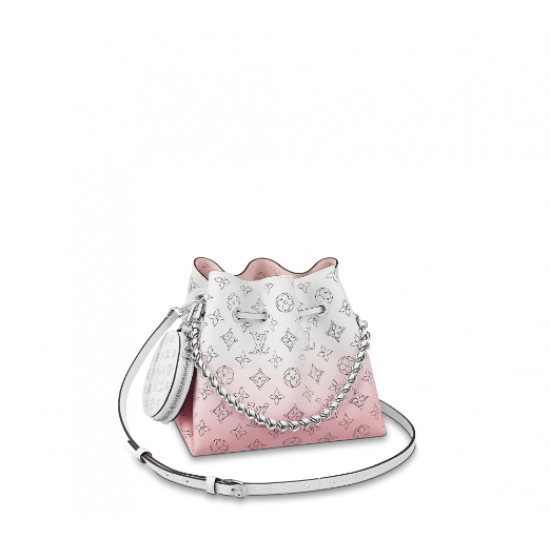 1Louis Vuitton printed calfskin BELLA HANDBAG gradient pink 1Louis Vuitton printed calfskin BELLA HANDBAG gradient pink