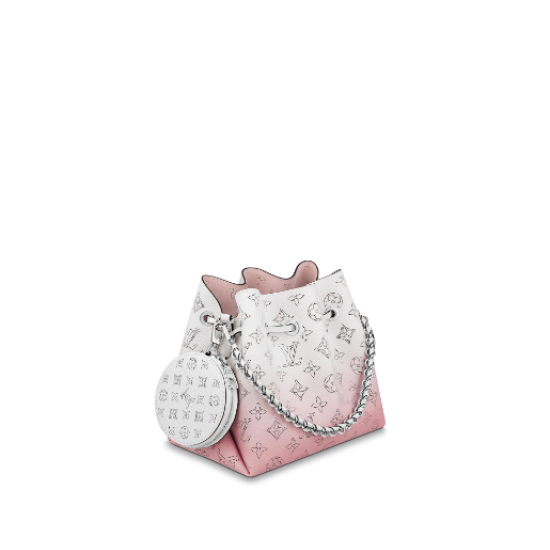 1Louis Vuitton printed calfskin BELLA HANDBAG gradient pink 1Louis Vuitton printed calfskin BELLA HANDBAG gradient pink