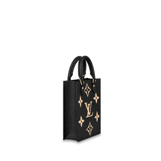 1Louis Vuitton Petit Sac Plat Bag Monogram Empreinte Black Silkscreen Organ Bag 1Louis Vuitton Petit Sac Plat Bag Monogram Empreinte Black Silkscreen Organ Bag