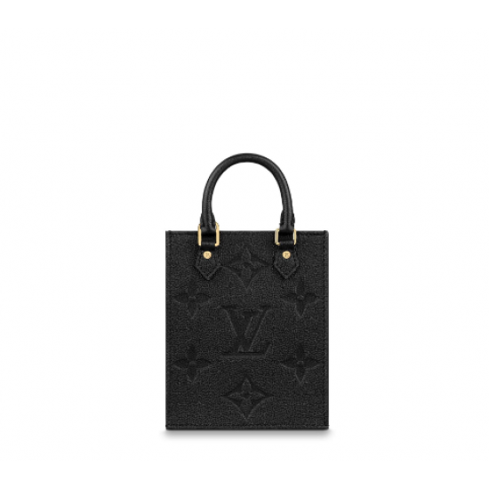 1Louis Vuitton Petit Sac Plat Bag Monogram Empreinte Leather Black Organ Bag 1Louis Vuitton Petit Sac Plat Bag Monogram Empreinte Leather Black Organ Bag