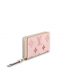 Louis Vuitton By The Pool series Monogram Empreinte leather zipper wallet light pink Louis Vuitton By The Pool series Monogram Empreinte leather zipper wallet light pink