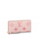 Louis Vuitton By The Pool series Monogram Empreinte leather zipper wallet light pink Louis Vuitton By The Pool series Monogram Empreinte leather zipper wallet light pink