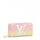 LOUIS VUITTON ICONIC MONOGRAM CANVAS ZIP WALLET GRADIENT Pink LOUIS VUITTON ICONIC MONOGRAM CANVAS ZIP WALLET GRADIENT Pink