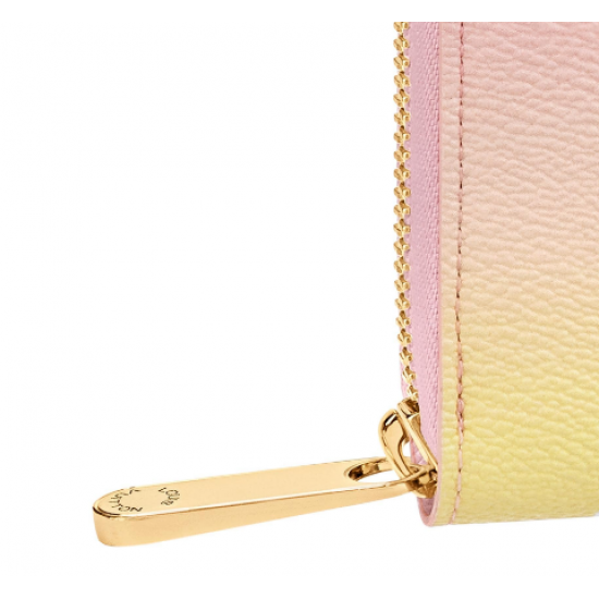 LOUIS VUITTON ICONIC MONOGRAM CANVAS ZIP WALLET GRADIENT Pink LOUIS VUITTON ICONIC MONOGRAM CANVAS ZIP WALLET GRADIENT Pink