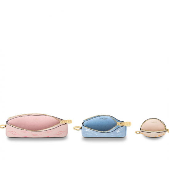 1Louis Vuitton Trio Clutch Monogram Empreinte Leather Three-Piece Set 1Louis Vuitton Trio Clutch Monogram Empreinte Leather Three-Piece Set