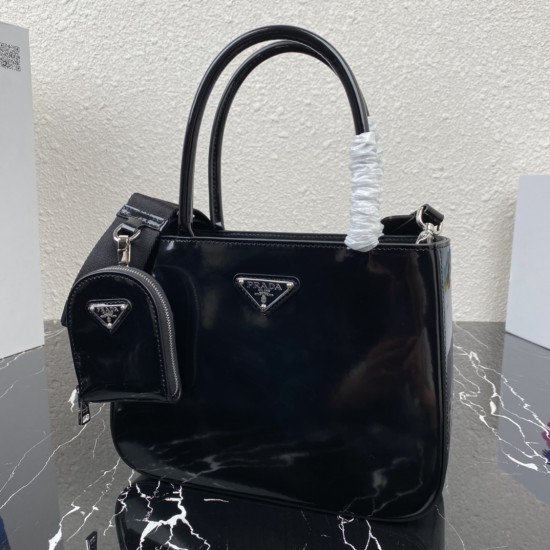 Prada 1BA320 brushed leather handbag Prada 1BA320 brushed leather handbag